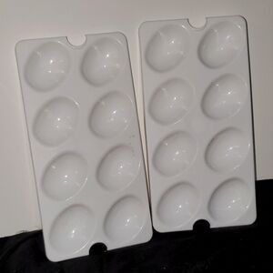 Tupperware~Vtg Deviled EGG TRAY INSERTS ONLY